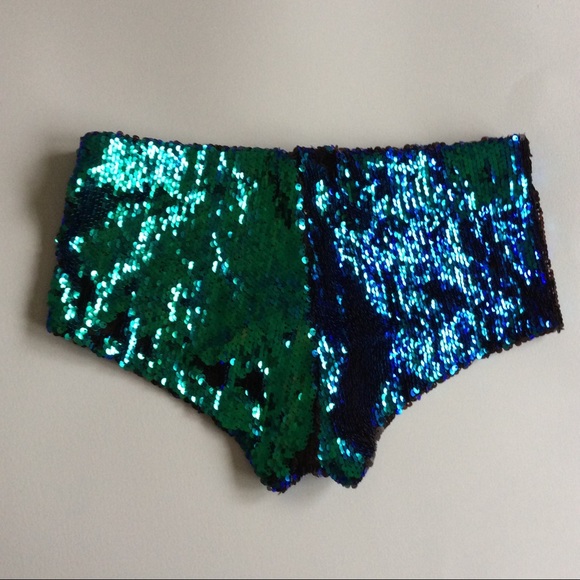 Sequin Booty Shorts - Picture 2 of 4